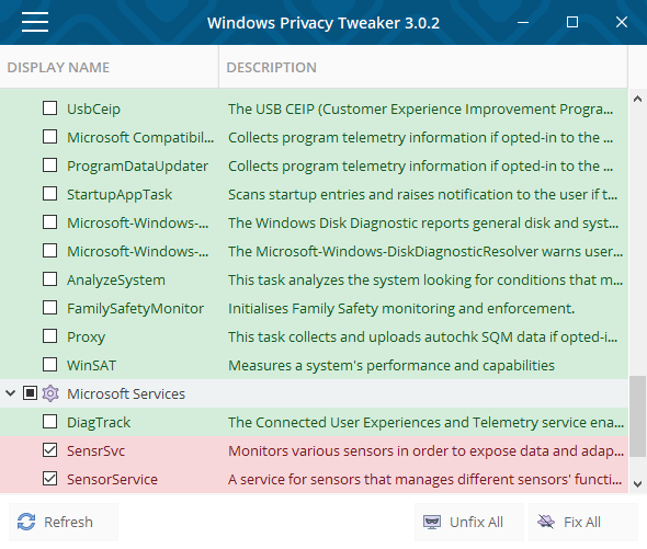 08 — инструмент обеспечения конфиденциальности Windows 10 — Windows Privacy Tweaker