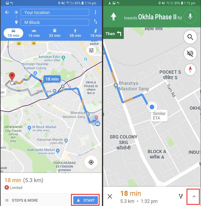 Поделитесь своим местоположением в реальном времени с помощью Google Maps