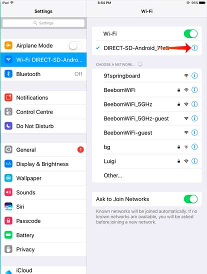 Раздайте Wi-Fi с Android на iOS