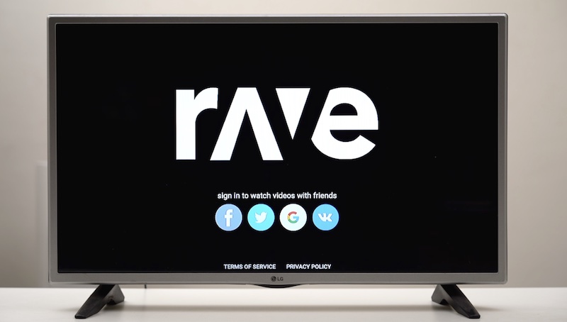 установить приложение Rave для Android TV