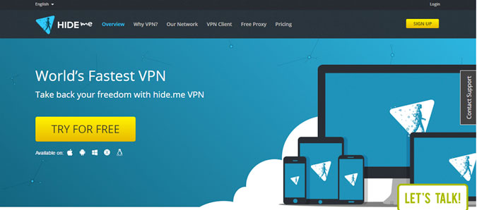 HideMe — лучший бесплатный VPN