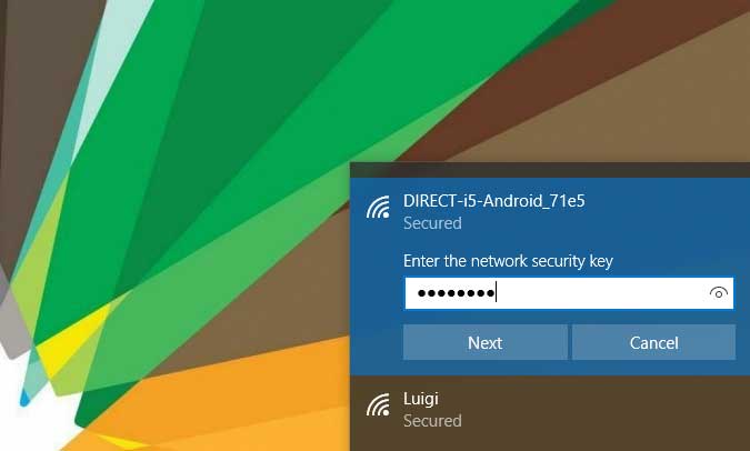 Поделитесь Wi-Fi с Android на Windows