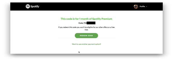 как оплатить премию Spotify за пределами США — погасить код