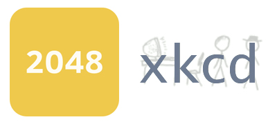 значки приложений 2048 и xkcd
