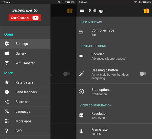 AZ Screen Recorder - лучшее приложение для записи экрана Android