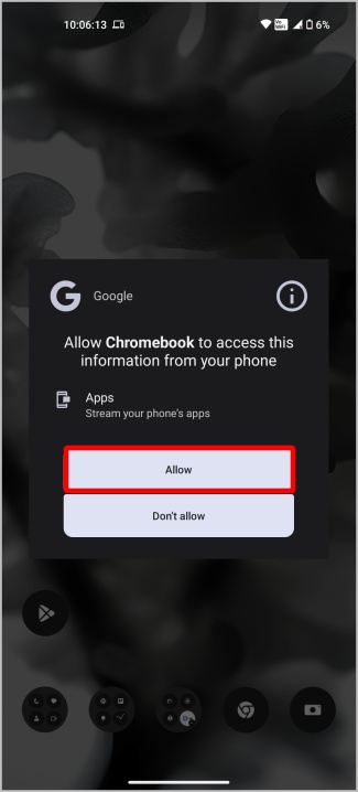 Включение поддержки приложений с Android на Chromebook