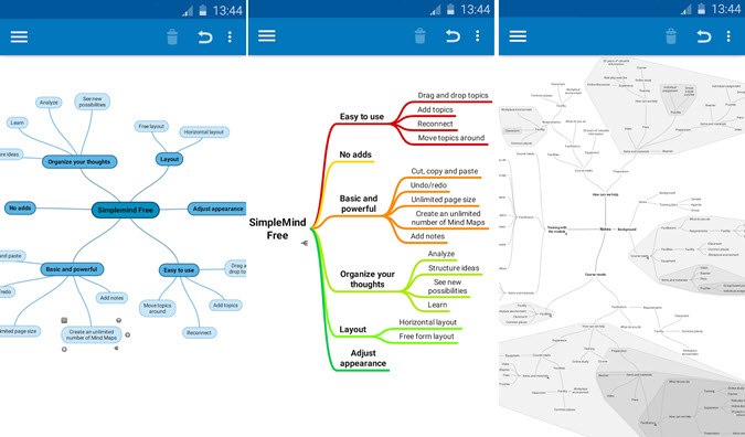 Android-приложения для создания интеллект-карт Simplemind