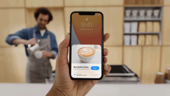 Apple App Clips, использование в кафе