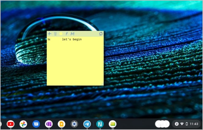 Приложения для заметок Chromebook Sticky Notes