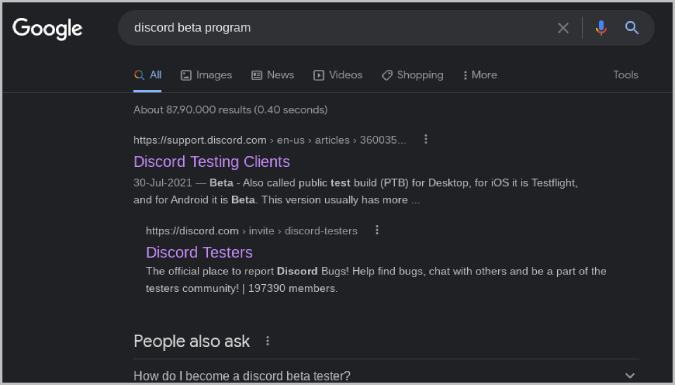 поиск партнерской программы Discord