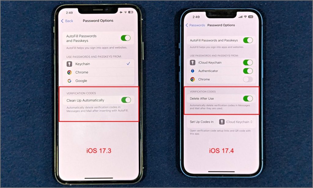 Автоматическая очистка в iOS 17.3 и удаление после использования в iOS 17.4