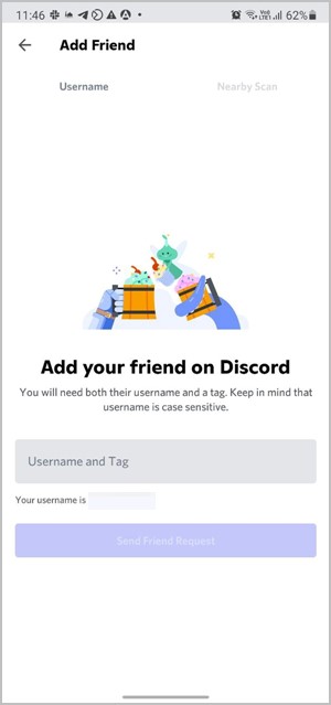 Руководство по Discord Добавить имя пользователя в друзья