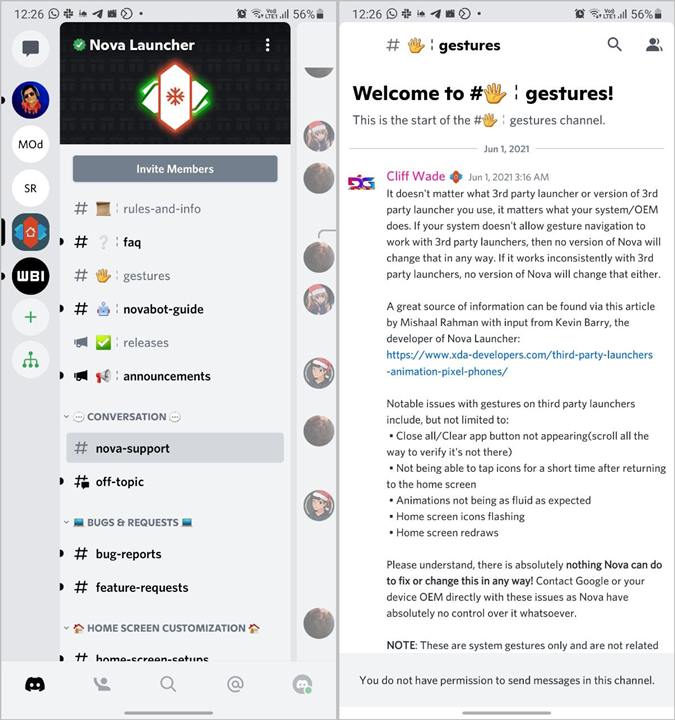 Сообщения сервера Discord Guide