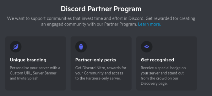 Преимущества партнерской программы Discord