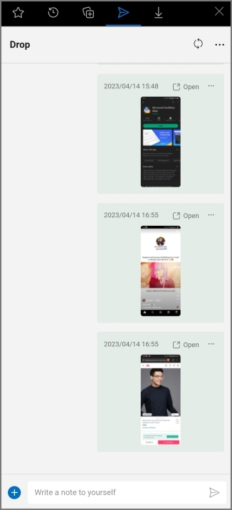 Функция Edge Drop на Android