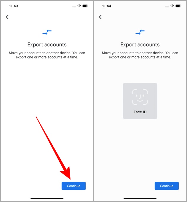 Экспорт аккаунтов Google Authenticator