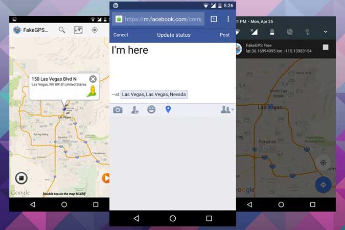 Подделка вашего местоположения по GPS в Android