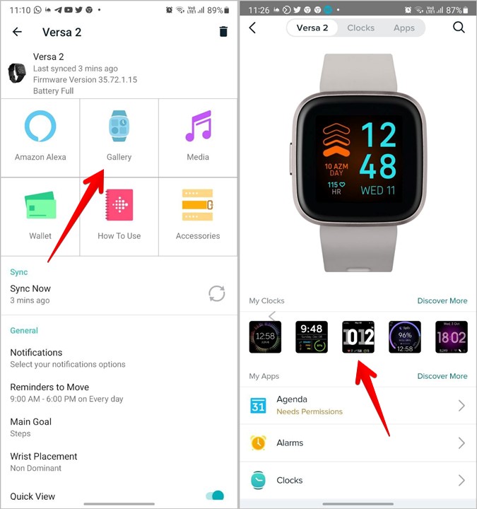 Приложение Fitbit Watch Clock Change Face