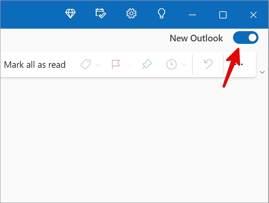 Отключить новый Outlook в Windows