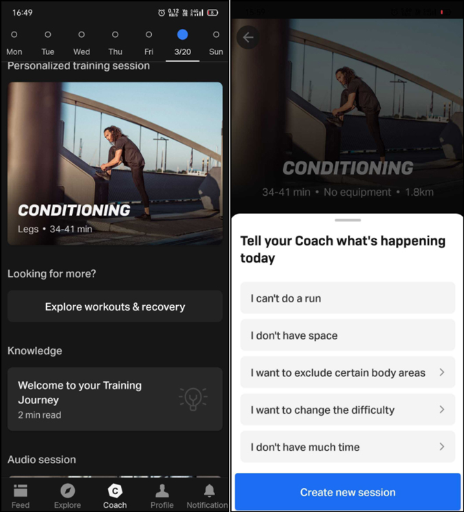 Приложение для тренировок Freeletics HIIT