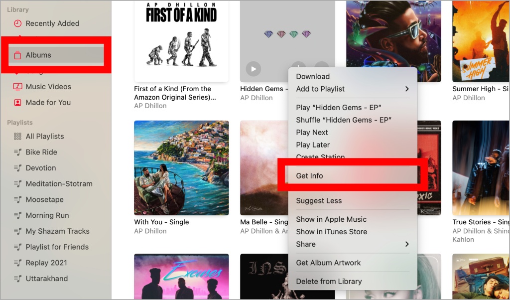Изменить обложку альбома Apple Music