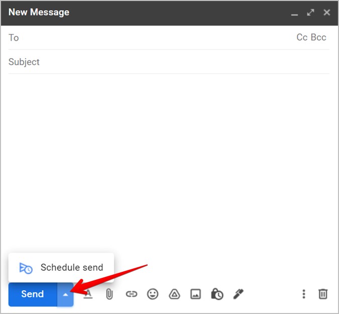 Электронная почта по расписанию Gmail