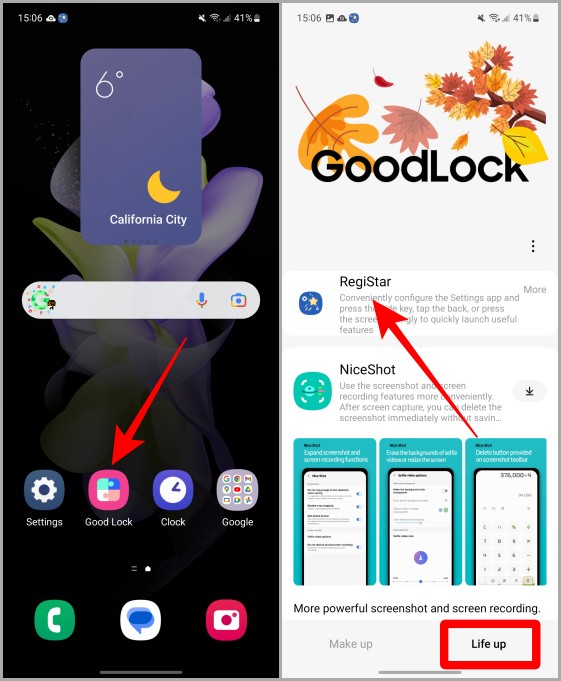 GoodLock на телефоне Samsung Galaxy