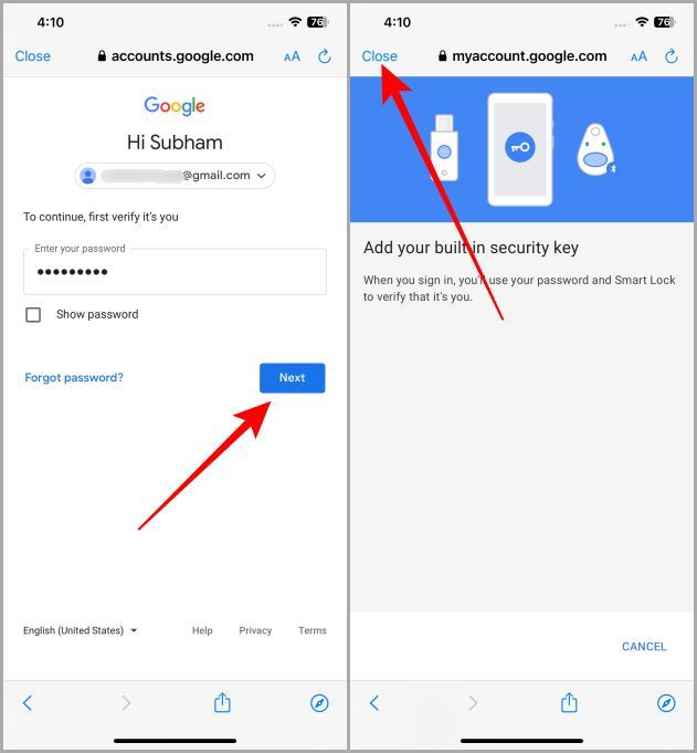 Настройка Google Smart Lock iOS