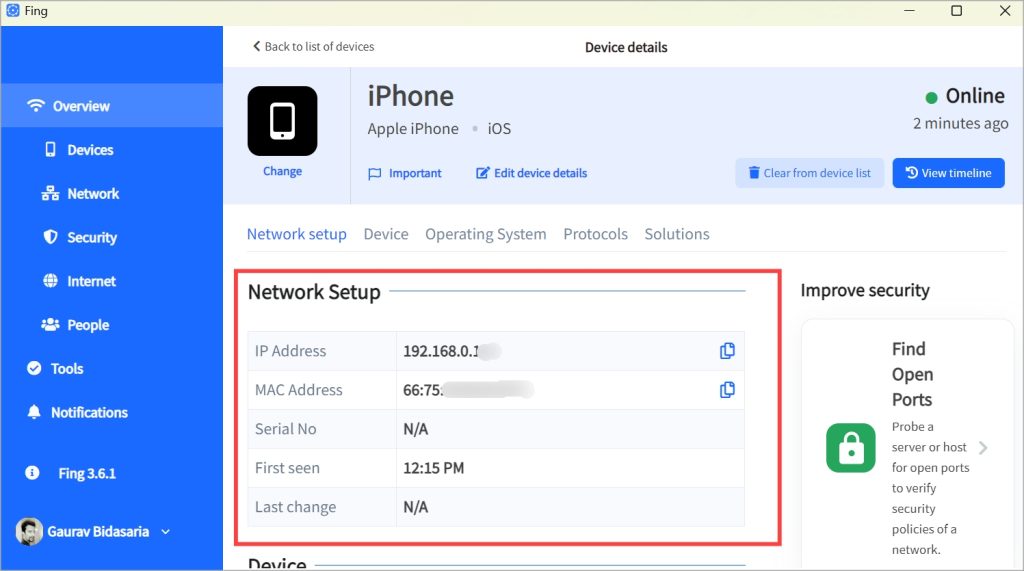 проверить MAC-адрес любого устройства, подключенного к сети, в Windows и macOS