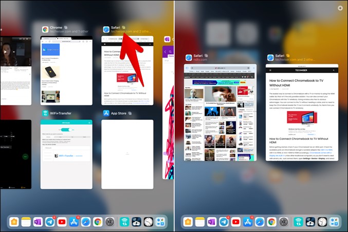 Полка многозадачного iPad от App Switcher