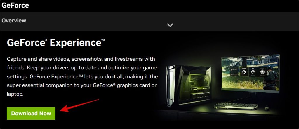 загрузка программного обеспечения nvidia geforce experience