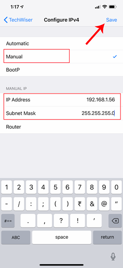 IPv4_Configuration_Menu