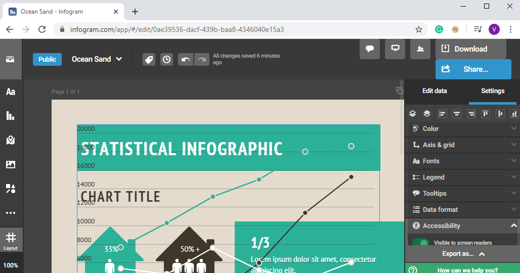 Infogram — лучшие приложения для создания инфографики