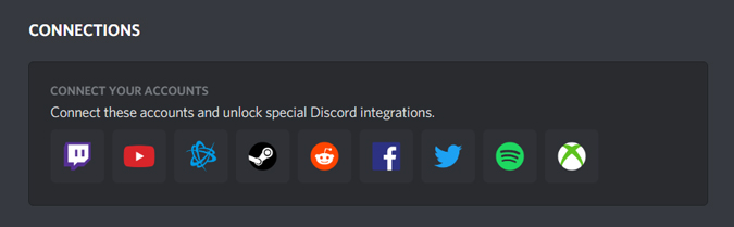 Изображение, показывающее все серверы интеграции в Discord