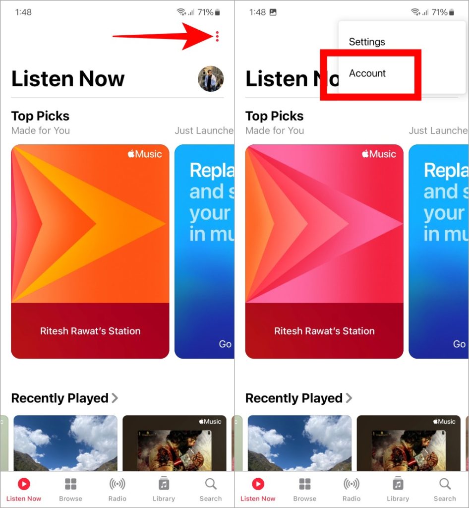 Настройки Apple Music для Android