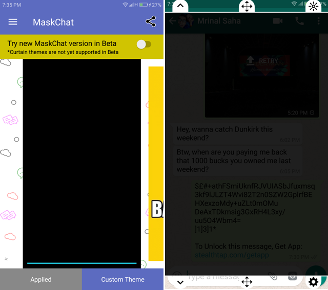 Приложения Android для WhatsApp — маскачат