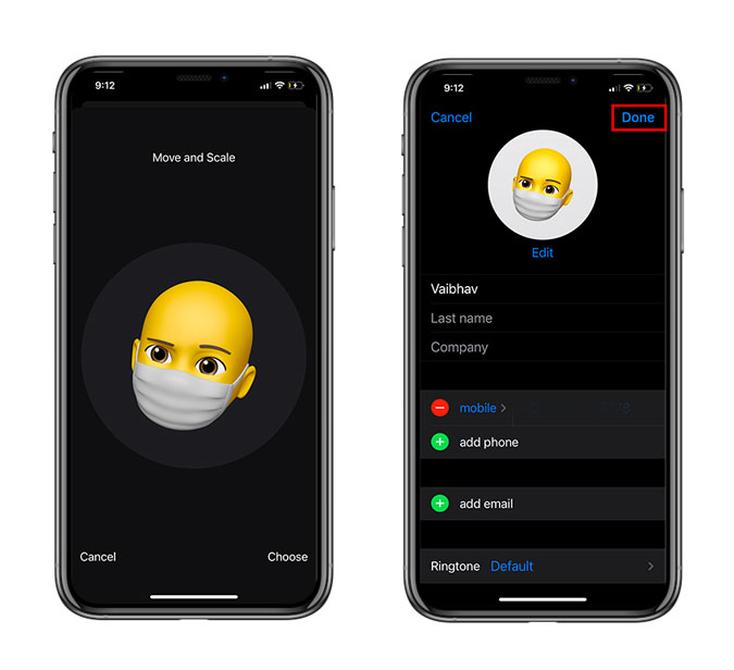 Как добавить маску для лица в Memoji в iOS 14