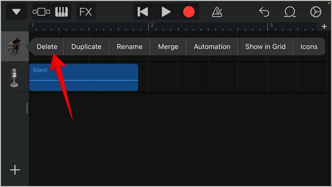 Отключить звук звонка iPhone Garageband Загрузить Удалить