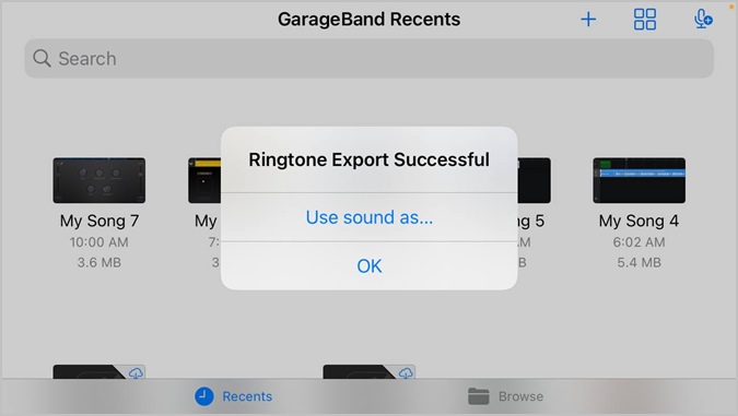 Экспорт рингтонов из Garageband на iPhone для отключения звука при вызове