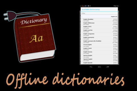 Оффлайн словари - бесплатный многоязычный оффлайн словарь