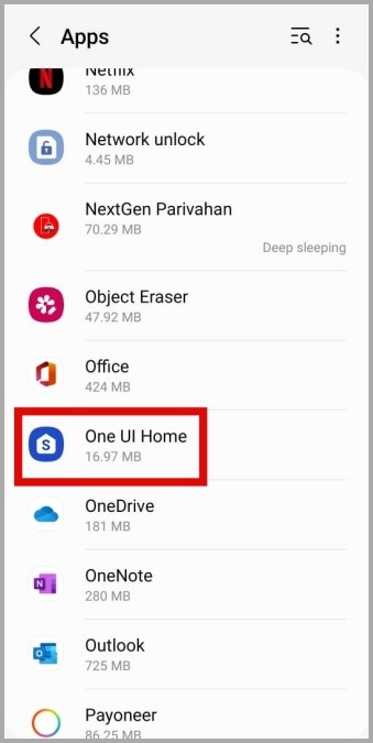 One UI Home на телефоне Samsung Galaxy