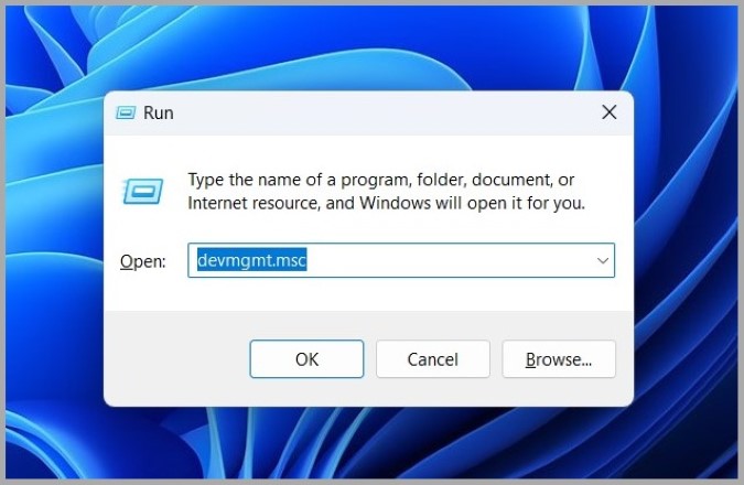 Откройте диспетчер устройств в Windows 11.