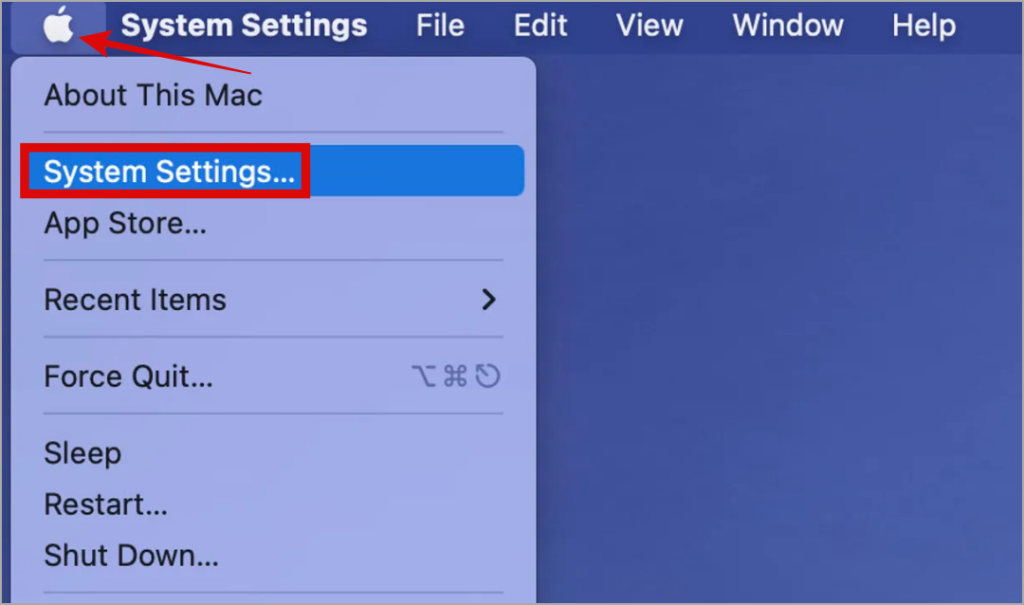 Откройте настройки системы на Mac