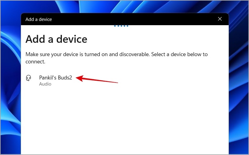 Подключите устройство Bluetooth к Windows 11