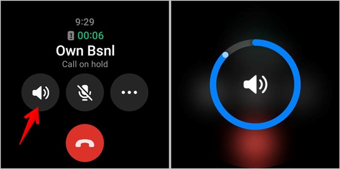 Громкость звонка на часах Samsung Galaxy Watch