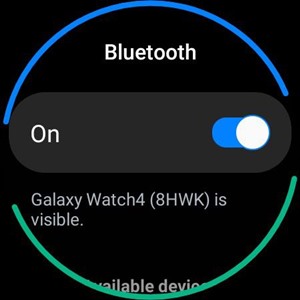 Подключения Samsung Galaxy Watch Включить Bluetooth