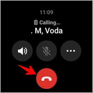 Samsung Galaxy Watch Отключить вызов