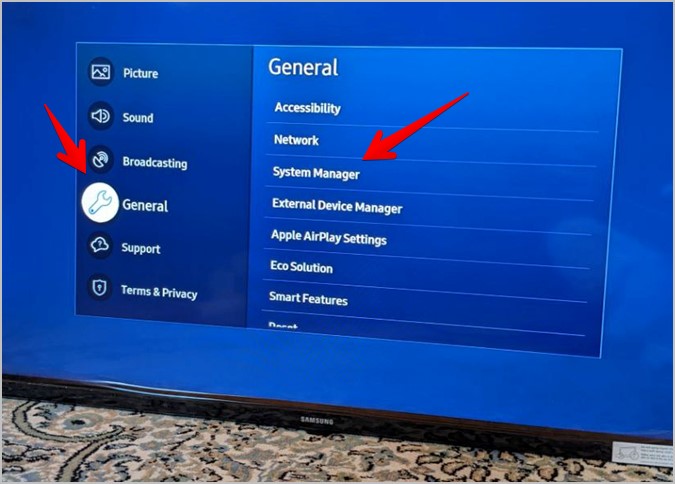 Системный менеджер Samsung Smart TV