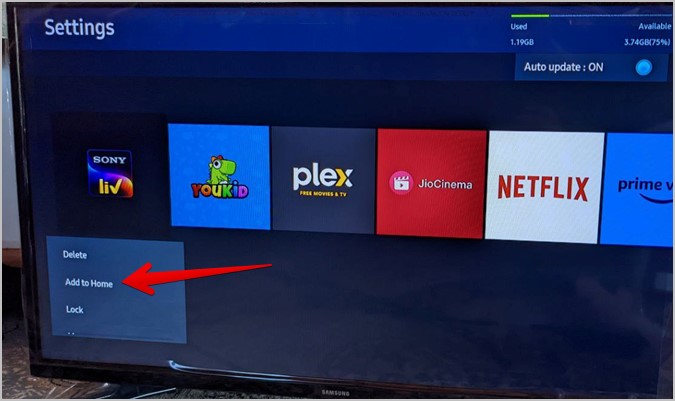 Samsung-TV-Apps-Добавить на главную