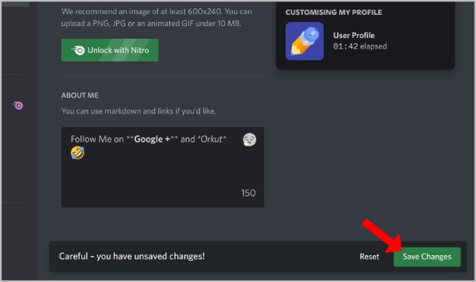 Сохранение Discord Обо мне Биография